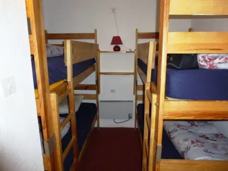 Studio 6 pers au pied des pistes avec balcon, casier à skis et parking gratuit - Photo 5