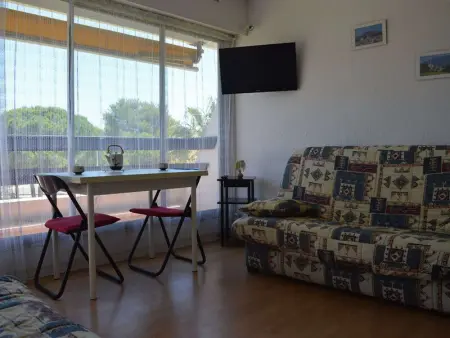 Appartement à Port Camargue, Studio cabine 4 pers. avec balcon, piscine, parking, accès direct plage - Grau-du-Roi - L884560