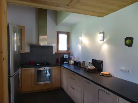 Chalet familial pour 8 pers, terrasse & parking, Chalet 8 personnes à Les Contamines Montjoie - Photo 4