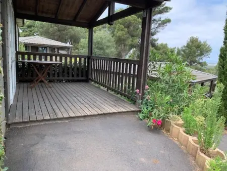 Chalet climatisé 6 pers., piscine chauffée, parking, terrasse teck, calme près plages et commerces - Photo 13