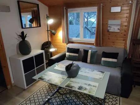 Chalet climatisé avec piscine chauffée et parking dans une pinède calme - Photo 10