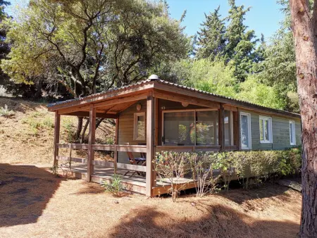 Chalet climatisé avec piscine chauffée et parking dans une pinède calme - Photo 18