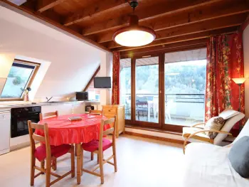 Appartement à Mont Dore,Appartement Duplex T3 avec Terrasse, Parking, WiFi FR-1-608-72 N°884743