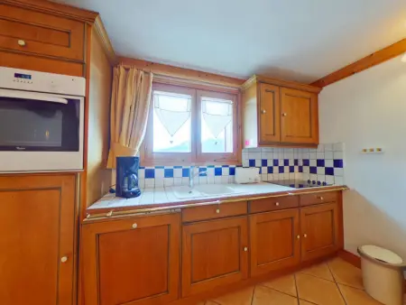 Appartement skis aux pieds, 4 pièces avec mezzanine, balcon, pour 10 pers - Les Saisies - Photo 3