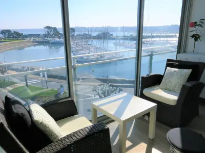 Appartement à Perros Guirec, Bel appartement rénové face au port avec loggia et garage privé à Perros-Guirec - L884913