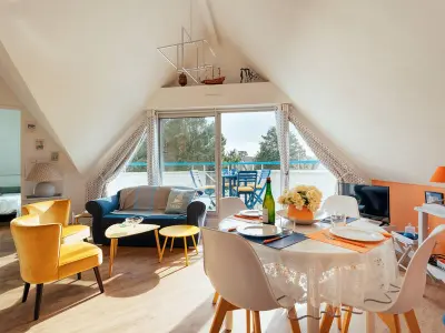 Appartement à Carnac, Appartement lumineux à Carnac, 500m des plages, 2 chambres, parking - L884934
