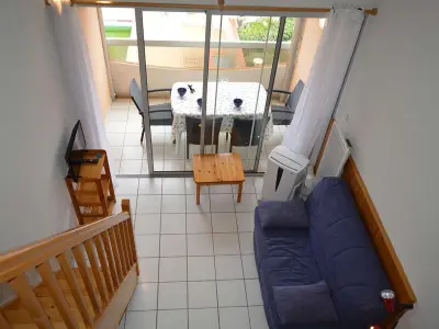 Appartement à Argelès sur Mer, Studio/Mezzanine Climatisé 4 Pers. à 100m Plage avec Piscine et Parking – Argelès-sur-Mer - L884987