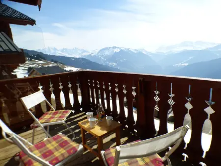 Appartement 5 pièces, skis aux pieds, près des Saisies - 9 personnes, balcon, parking inclus - Photo 13