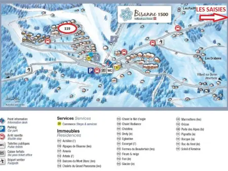 Appartement 5 pièces, skis aux pieds, près des Saisies - 9 personnes, balcon, parking inclus - Photo 14