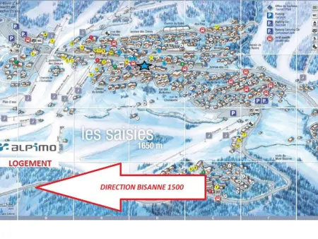 Appartement 5 pièces, skis aux pieds, près des Saisies - 9 personnes, balcon, parking inclus - Photo 15