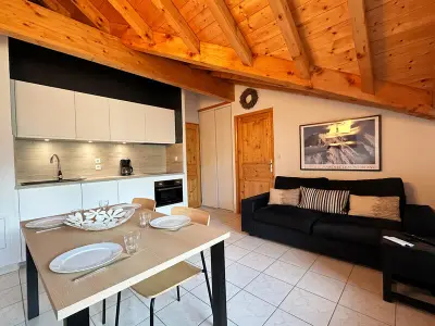 Appartement à Samoëns, Appartement T2 au centre de Samoëns avec parking, animaux acceptés - L885098