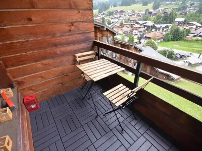 Les Gets - Appartement rénové avec balcon, parking et wifi - Photo 12