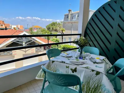 Appartement à Arcachon, Appartement T2 à 100m de la plage avec balcons et parking - Arcachon - L885268