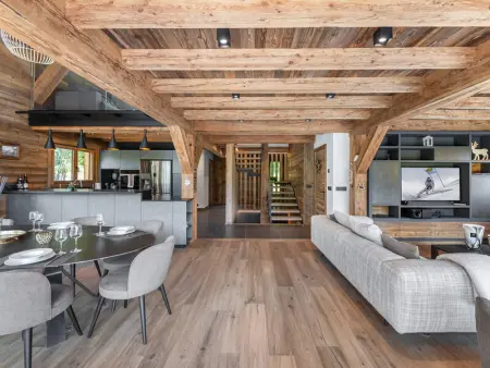 Chalet Luxe 12 Pers. Face aux Pistes avec Skiroom, Garage, Salle de Sport et Services Inclus - Photo 2