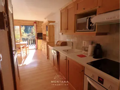 Appartement à Le Grand Bornand, Charmant Studio Montagne Rénové, 4 Pers, Balcon Sud, Proche Centre - L885286