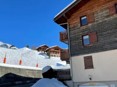 Appartement à Le Grand Bornand, Appartement skis aux pieds, cosy 2 pièces, terrasse Sud/Est, 1er étage, idéal pour 4 personnes - L885306