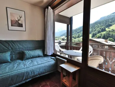 Appartement 2 pièces + coin montagne, balcon sud, au centre du village - Photo 2