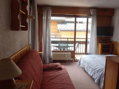 Appartement à Valloire, Studio 3 pers. 2* avec balcon exposé Ouest, centre Valloire, parking privé, animaux acceptés - L885312