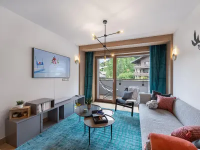 Appartement à Megève, Appartement neuf à Megève avec piscine et espace détente - L885463