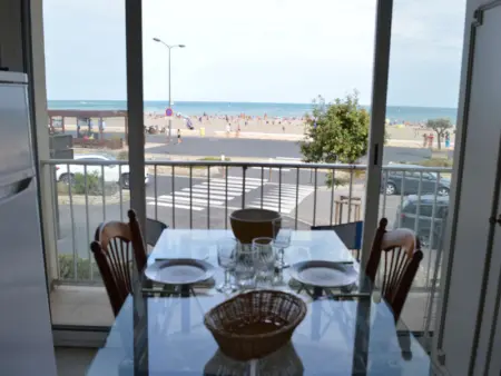 Appartement à Narbonne, Studio face à la mer, balcon et local à vélo, 300m du centre - Narbonne Plage - L885488