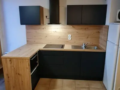 Appartement à Orcières Merlette, Appartement lumineux 2 pièces cabine pour 6 personnes avec balcon à Merlette, Orcières - L885688