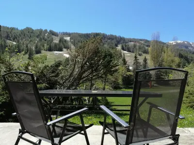 Appartement à Pra Loup, Appartement 2 pièces + studette pour 6 personnes, accès direct pistes, terrasse exposée sud - L948228