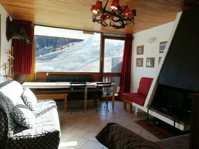 Location Appartement à Pra Loup,Agréable 2P sur pistes, en face de point de rdv des écoles de ski, centre Pra Loup FR-1-471-99 N°885729