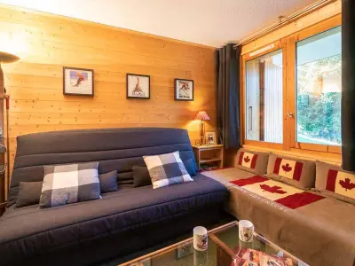 Appartement à Valmorel, Studio divisible cosy, 31m², 4 pers, terrasse face aux pistes, ski à portée, idéal familles - L958535