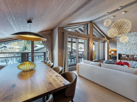 Penthouse à Megève avec Jacuzzi, Sauna, Piscine & Salle de Sport - Photo 3