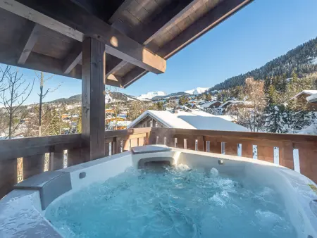 Penthouse à Megève avec Jacuzzi, Sauna, Piscine & Salle de Sport - Photo 10