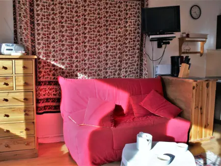 Studio cosy à Risoul 1850 - 4 couchages, pied des pistes, parking, balcon - Photo 3