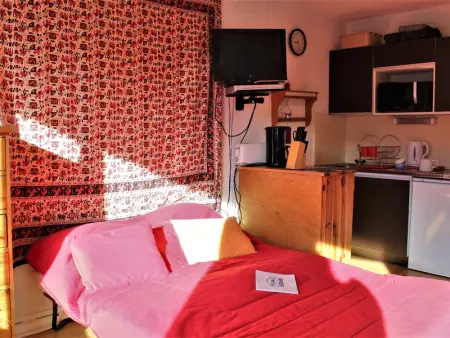 Studio cosy à Risoul 1850 - 4 couchages, pied des pistes, parking, balcon - Photo 6