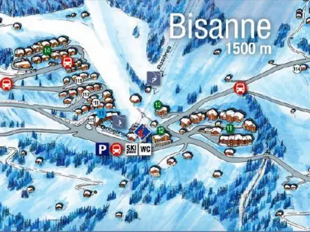 Appartement lumineux 8 pers avec piscine et parking près des pistes à Villard-sur-Doron - Photo 16