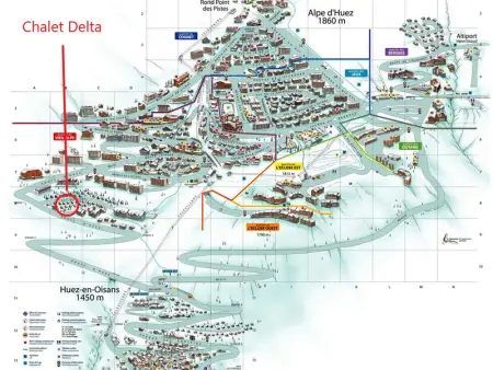 Chalet intimiste à Huez avec terrasse et WiFi, Chalet 8 personnes à Huez - Photo 15