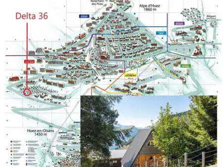 Chalet intimiste à Huez avec terrasse et WiFi, Chalet 8 personnes à Huez - Photo 16