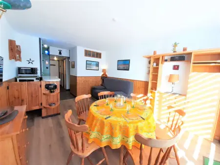 Studio cabine 6 pers à Piau-Engaly avec balcon et vue sur pistes - Photo 2