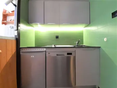 Studio cabine 6 pers à Piau-Engaly avec balcon et vue sur pistes - Photo 5