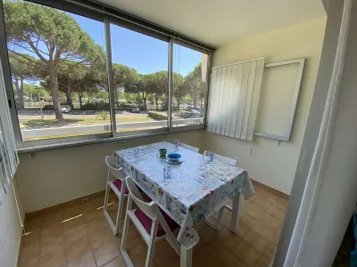 Appartement à Port Camargue, Studio cabine climatisé, plage à 2 pas, 4 couchages, parking privé - L886181