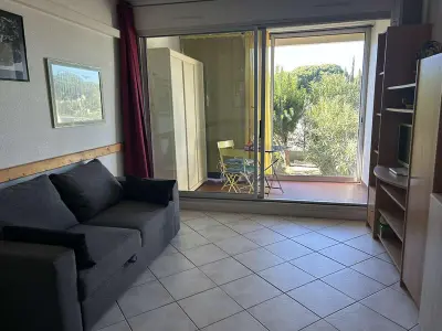 Appartement à Port Camargue, Studio climatisé avec piscine et parking - 4 couchages - Port Camargue - L886182