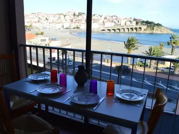 Wohnung in Banyuls sur Mer,Appartement 3 pièces, central, proche plage, 6 couchages, vue mer, lave-vaisselle, animaux admis FR-1-225C-318 N°886332