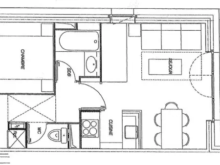 Valmorel: Appartement 1 Chambre, Animaux Acceptés, Casier à Skis, Balcon - Photo 7