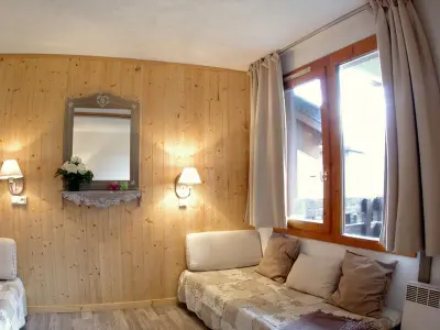 Appartement à Valmorel, Studio divisible 4 pers, balcon, ski, linge et ménage inclus - L886385