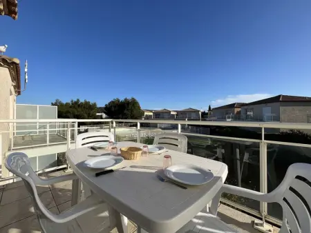 Appart T2 Piscine Clim Parking - Gruissan, Appartement 4 personnes à Gruissan - Photo 6