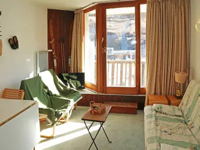 Studio avec balcon, 4 pers, skis aux pieds, animaux admis - Photo 0