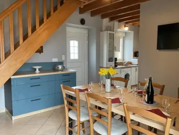 Gite à Tamerville,Charmante maison avec terrasse, jardin clos, animaux acceptés, Wifi, près de Valognes FR-1-362-20 N°832286