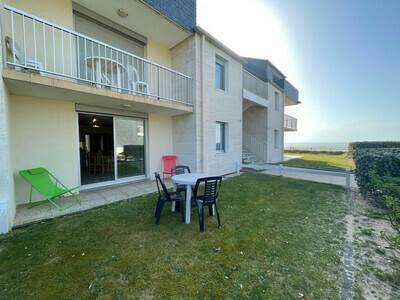 Location Appartement à Jullouville,Vue mer, 50m plage, joli appartement avec terrasse et jardin - N°886680