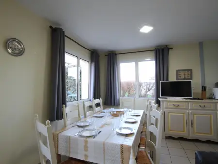 Maison familiale 8 pers. avec jardin clos près des dunes, animaux acceptés - Surtainville - Photo 1