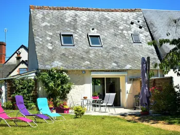 Gite à Veigné,Gîte de charme en Touraine avec clim, jardin et toutes commodités incluses, proche Châteaux de la Loire FR-1-381-102 N°832724