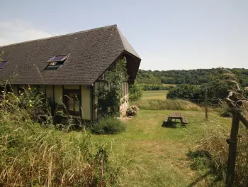 Cottage in Campneuseville,Gîte rustique avec four verrier, idéale pour familles, nature, animaux, promenades, pêche, jeux enfants. FR-1-441-118 N°832930