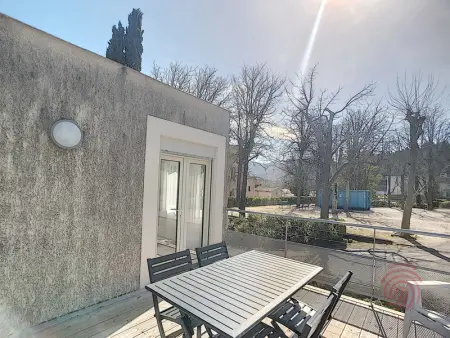 Appart F2 à Lamalou, terrasse, wifi, animaux acceptés, proche centre & thermes - Photo 14
